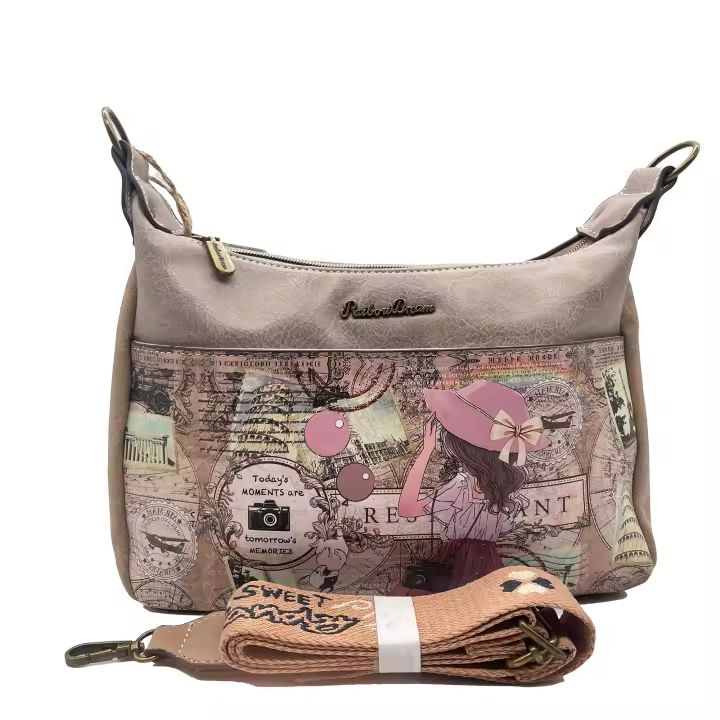 Bolso de Hombro para Mujer de Sweet Candy Colección Raibow Dream, Tamaño 32x11x21 cm - 1