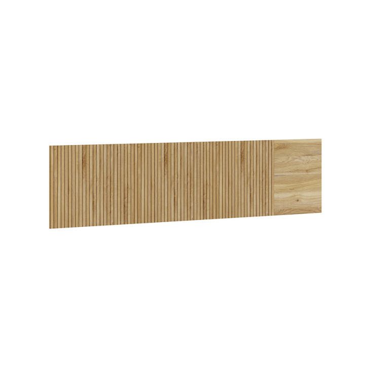 Solana Headboard 210cm in Mauvella with Stripes, Modern Melamine Design for Double Beds, Minimalist and Elegant, Delivered in Kit Format for Easy Assembly, Ideal for Contemporary Bedrooms.