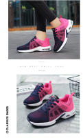 Zapatos Casuales Para Mujer Suela Antideslizante Transpirable De Encaje Y Malla Con Cordones Elásticos Antideslizantes Y Suaves Para Caminar - details 14