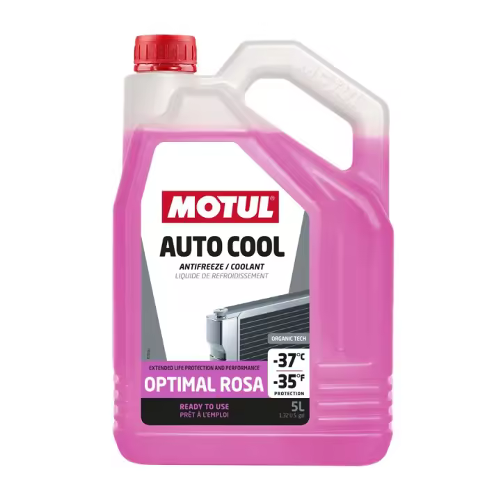 Motul Autocool Optimal Rosa 50% 5 Litros Anticongelante G12 (Antiguo Inugel) - 1