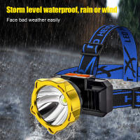 Linterna Frontal LED Portátil Recargable Por USB Torcha Cabeza Para Camping Ciclismo Pesca Luz De Emergencia Impermeable - details 1