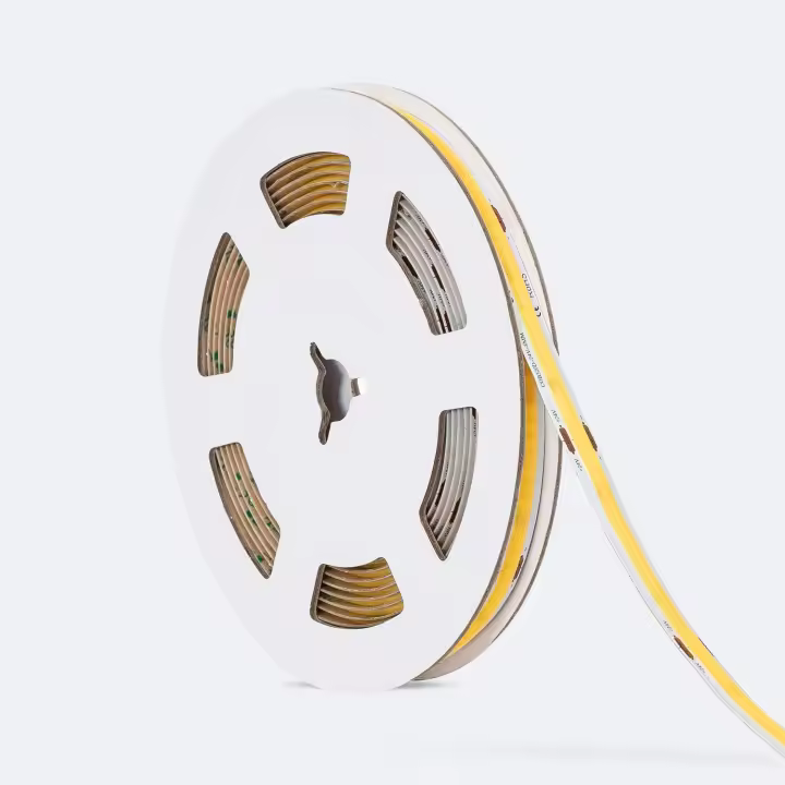 Tira LED 24V COB 320 LED/m 5m 10W/m 1000lm/m Ancho 8mm Corte 5cm IP20 CRI90 - 1