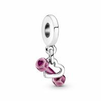 Charm Colgante Mancuerna y Corazón - Charm de Pandora especial Gimnasio - details 0
