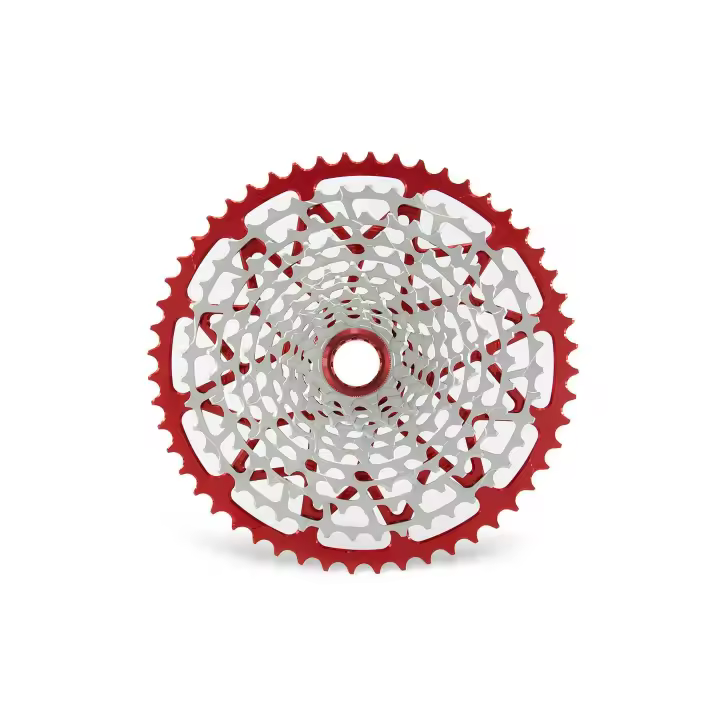 CASSETTE GARBARUK 12V (SRAM XD FREEHUB) (10-52T, RED) - 1