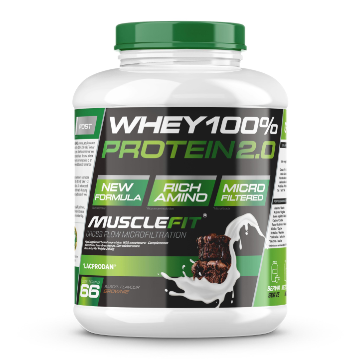 WHEY 100% Protein 2kg - MuscleFit │MUSCLECULT  Creación de Músculo