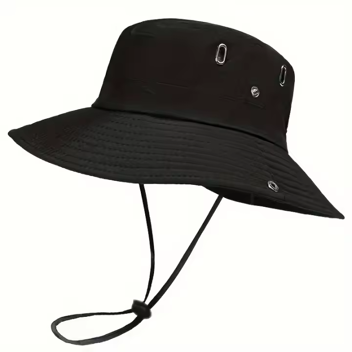 Verde Sombrero de Pescador con Protección UV para Hombres y Mujeres - 1