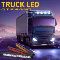 Barra De Luz Para Coche 15LEDs Universal Para Automóvil Camión SUV RV Luz De Freno Señal Lateral Indicador De Giro Advertencia Luz Trasera 12V 24V - details 0