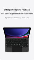 Teclado Mágico Para Samsung Galaxy Tab S9 FE 10.9 Con Soporte Ajustable Y Teclado De Toque Retroiluminado Compatible Con S9 S8 S7 11 Pulgadas Multilenguaje - details 2