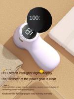 Afeitadora De Tela Portátil USB Recargable Con Pantalla LED Grande Eliminador De Pelusa De Ropa Trimmer De Bolas De Cabello Para Ropa De Lana - details 7