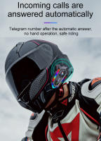 Casco De Motocicleta Y20 MAX Con Intercomunicador Bluetooth Y Luz RGB De Batería 1000mAh Impermeable IPX6 V5.3 Effect Para Motos - details 11