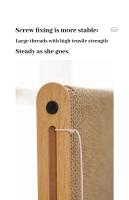 Juguete Para Gatos Tablero De Rasguñar De Madera Resistente Al Desgaste Y Al Rasguño Poste De Entrenamiento Para Uñas Afiladas De Gatos - details 6