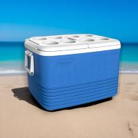 Nevera Plástica Porátil Azul 60Litros | Karawan - details 3