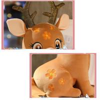 Muñeco De Peluche Navideño De Cielo Estrellado Reindeer Suave Almohada Bonito Y Lindo Relleno De Algodón PP Adecuado Para 14+ Años - details 2