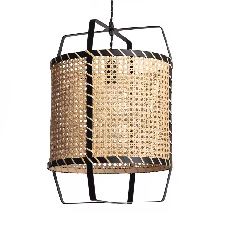 Ledkia Lámpara Colgante Ratán Baco Natural - 1