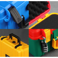 Caja De Herramientas De Seguridad 280x240x130mm ABS Plástico Estuche De Almacenamiento Con Espuma Interior Para Exteriores - details 3