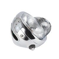 Faros De Motocicleta Universales Redondos 35W Retro Lámpara De Cobre Para Yamaha Suzuki Harley Honda CG125 Café Racer Bobber - details 8
