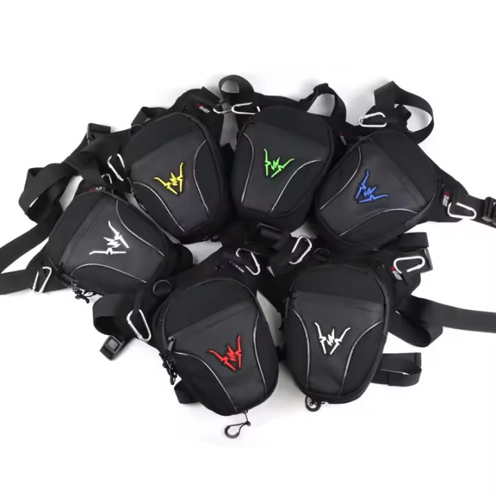 Bolsa De Pierna Impermeable Para Motocicleta Universal Bolsa Lateral Deportiva Para Yamaha Suzuki Correa De Cadera Para Ciclismo Y Carreras - 1