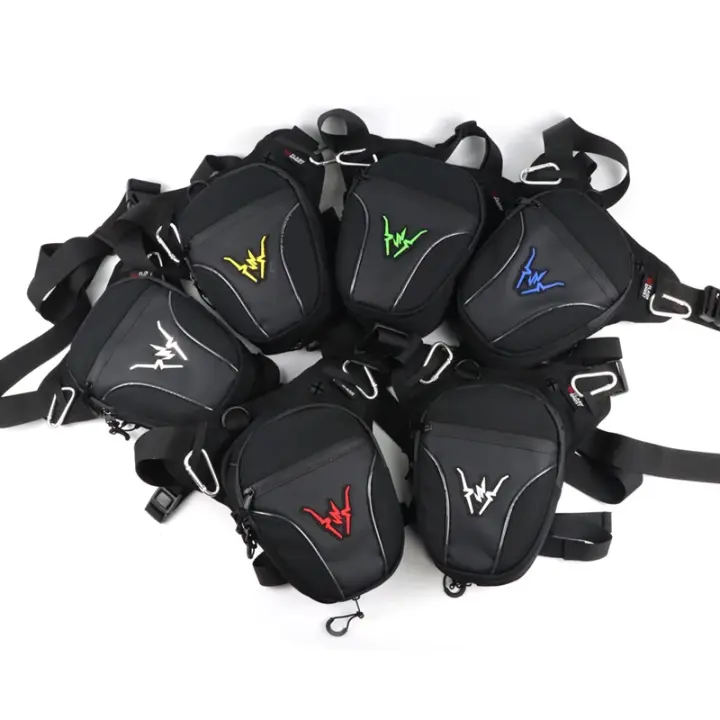 Bolsa De Pierna Impermeable Para Motocicleta Universal Bolsa Lateral Deportiva Para Yamaha Suzuki Correa De Cadera Para Ciclismo Y Carreras - 1