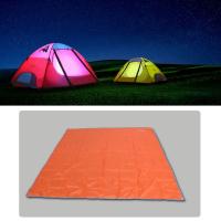 Tarp Para Acampar Y Senderismo Impermeable Ultraligera Con Bolsa Alfombra De Picnic Para Suelo Del Tienda De Campaña Tamaño 210x150cm/210x200cm Colores Naranja/Gris - details 10