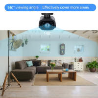 Cámara Mini Wireless HD 1080P Seguridad Doméstica Visión Nocturna Vídeo IP Cámara De Vigilancia WiFi Control Remoto CUGUU - details 8
