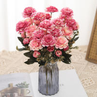 Bouquet De Pétalos Artificiales De Peonía Larga 34cm Para Decoración De Bodas Y Jardines Material Seda Uso En Eventos Y Adornos Domésticos - details 0