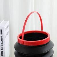 Cesta De Almacenamiento Multifuncional Plegable 4L Para Coche Con Tapa Contenedor De Basura Portátil Para Cocina Y Hogar - details 8