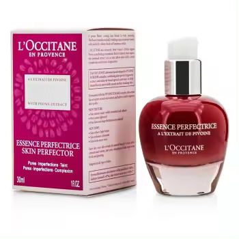 L'Occitane Serum Esencia Perfeccionadora Pivoine Sublime de L'Occitane en Provence. 30ml –  sérum facial ligero formulado con extracto de peonía, diseñado para mejorar la calidad de la piel. - 1