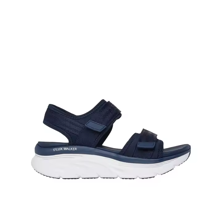 Skechers D'Lux Walker - Adored Days Sandalias deportivas para mujer azul marino en textil 83656 - 1