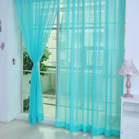Cortina De Tules Colorida Transparente Y Sutil En Poliéster Para Dormitorio Cocina Sala De Estar Habitación De Niños Aula Con Bolsa De Acero En Rojo Negro Azul Verde - details 10