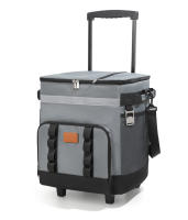 Bolsa de hielo con carrito de nuevo estilo, bolsa de picnic para exteriores, refrigerador para automóvil, bolsa de aislamiento para remolcador de gran capacidad, caja de aislamiento - details 7