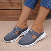Zapatillas Casuales Para Mujer 2024 Talla Grande Transpirables Con Suela Gruesa Y Mesh Pantuflas Moda Zapatos Unisex - details 4