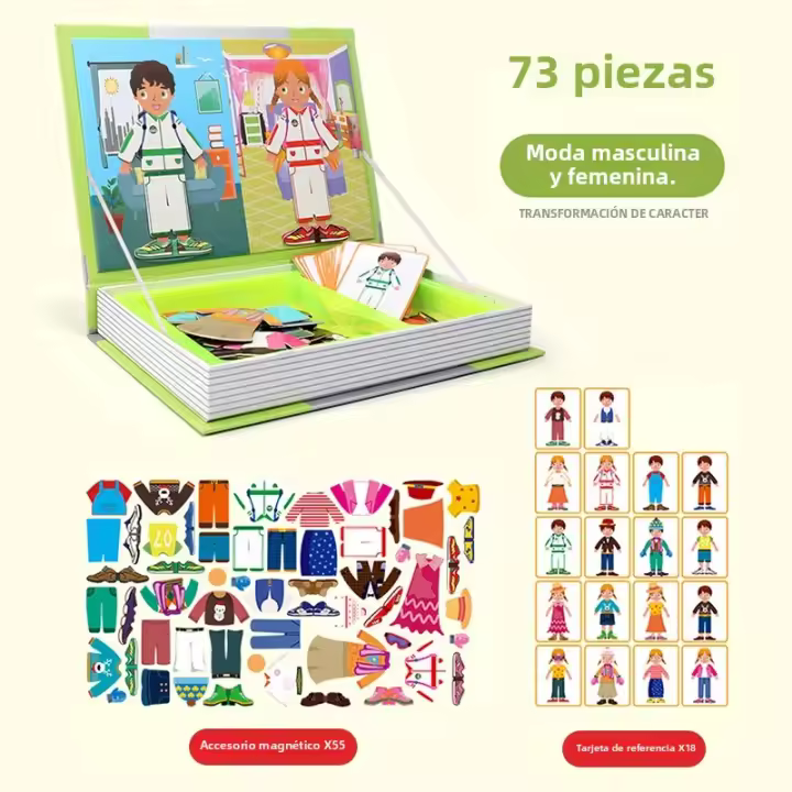 Libro Inteligente Montessori Para Niños Con Rompecabezas 3D De Dibujos Animados Juguete Educativo De Entrenamiento Cerebral Regalo De Cumpleaños Para Niños - 1