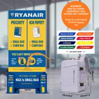 Mochila De Viaje Aprobada Para Flight 40x20x25 Para Hombres Y Mujeres Mochila De Negocios Con Computadora Para Estudiantes Regreso a La Escuela Material De Nylon Sistema De Almacenamiento Air Cushion Belt - details 1