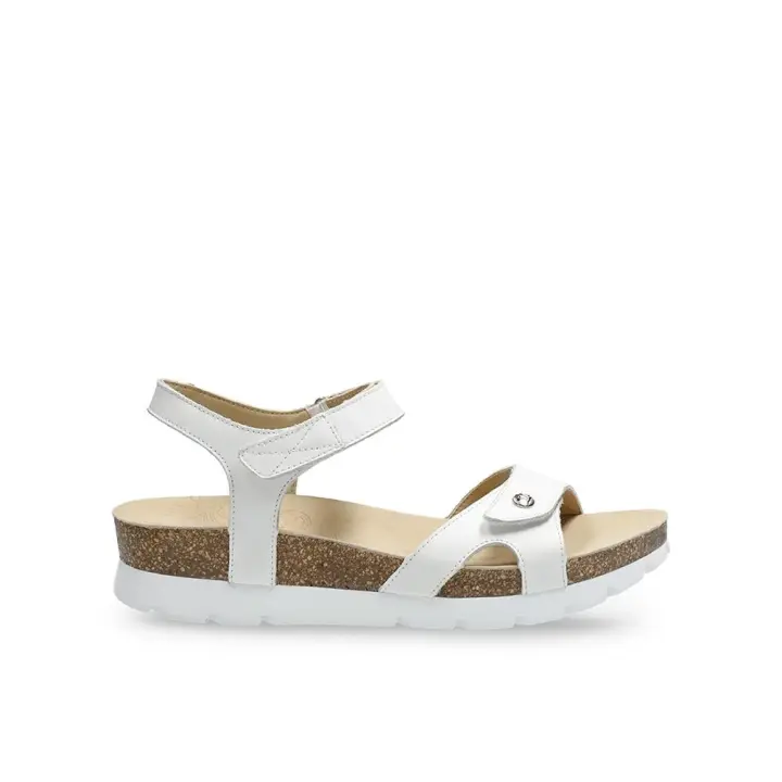 Panama Jack SULIA Sandalias para mujer blancas en piel 85330 - 1