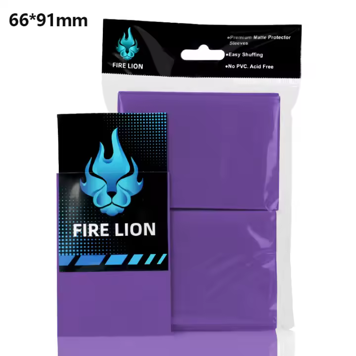100PCS Fundas De Tarjetas Mate Para Juegos De Mesa Y Cartas De Colección Tamaño 66x91mm Protector Frosted Para Tarjetas MTG - 1