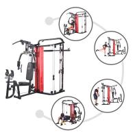 MULTIGIMNASIO AND SMITH MACHINE 2 EN 1 ATOM HMS PREMIUM CON 63 KG DE PESO - details 1