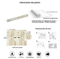 Papel Tapiz Autoadhesivo De Madera Sintética Marrón Para Decoración De Paredes Restaurante Fácil De Poner Y Retirar Vinilo Clásico Para Sala De Estar Dormitorio Estudio Cocina Y Habitaciones De Niños - details 9