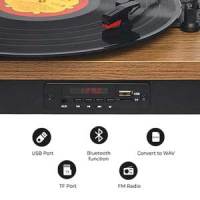 Tocadiscos Bluetooth Studio  Reproductor y convertidor de vinilos  PRIXTON - details 2