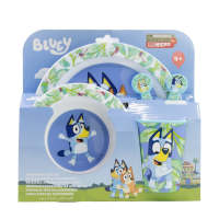 Set vajilla infantil micro Bluey y Bingo 5 piezas - Bluey - details 0