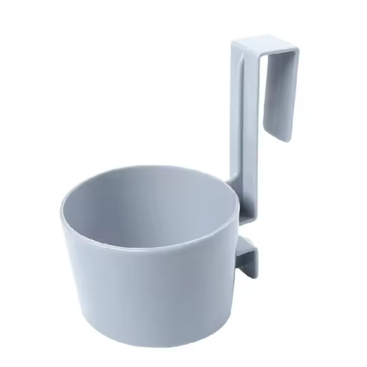 Estante De Baño ABS Soporte Para Secador De Pelo Montado En La Pared Organizador De Accesorios De Baño Con Rack Para Secador - 1