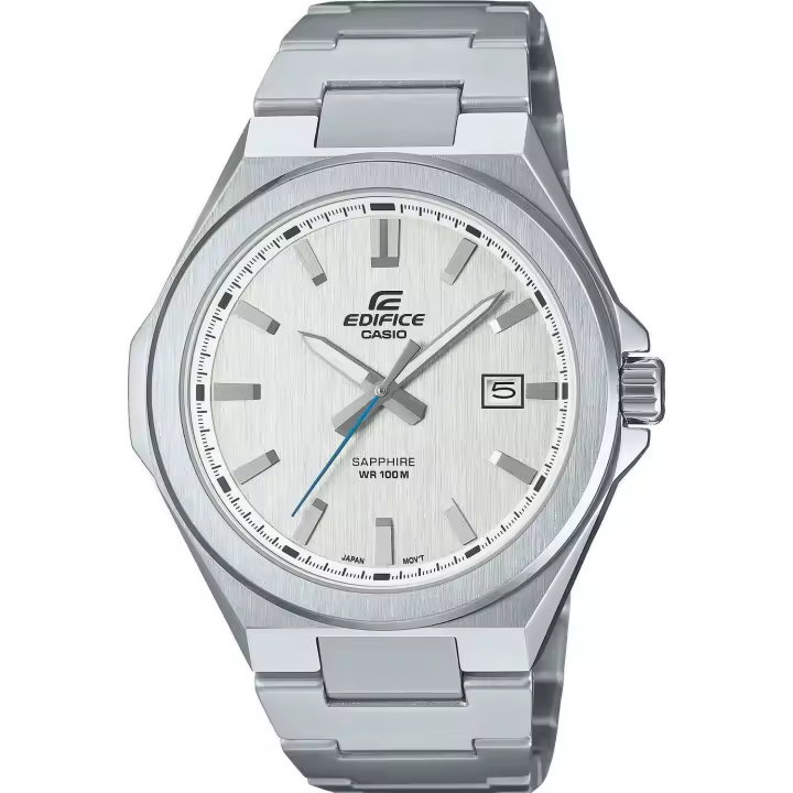 reloj hombre Casio Edifice EFB-108D-7AV 45mm 100m WR cristal de zafiro correa de acero - 1