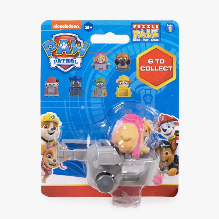 PAW PATROL - FIGURA PATRULLA CANINA CON COCHE - Una unidad - Coleccionable - Material de alta calidad - Modelos ALEATORIOS - Para niños y niñas mayores de 3 años - 1