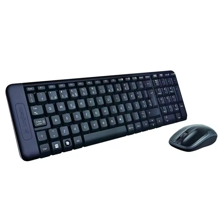 COMBO TECLADO RATON LOGITECH MK220 RF INALAMBRICO NEGRO - 1