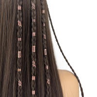 Juego De 40 Piezas De Anillos Para El Cabello Elegantes Con Patrones Diferentes Para Mujeres Y Niñas Accesorios De Cabello DIY Para Traviesas Y Recogidos - details 6