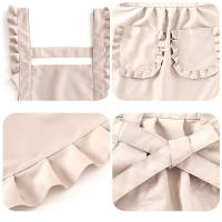 1Pc Delantal Coreano Estilo Cuté Para Mujer Para Tienda De Uñas Cocina Café Sin Mangas Para El Hogar Y Limpieza - details 2