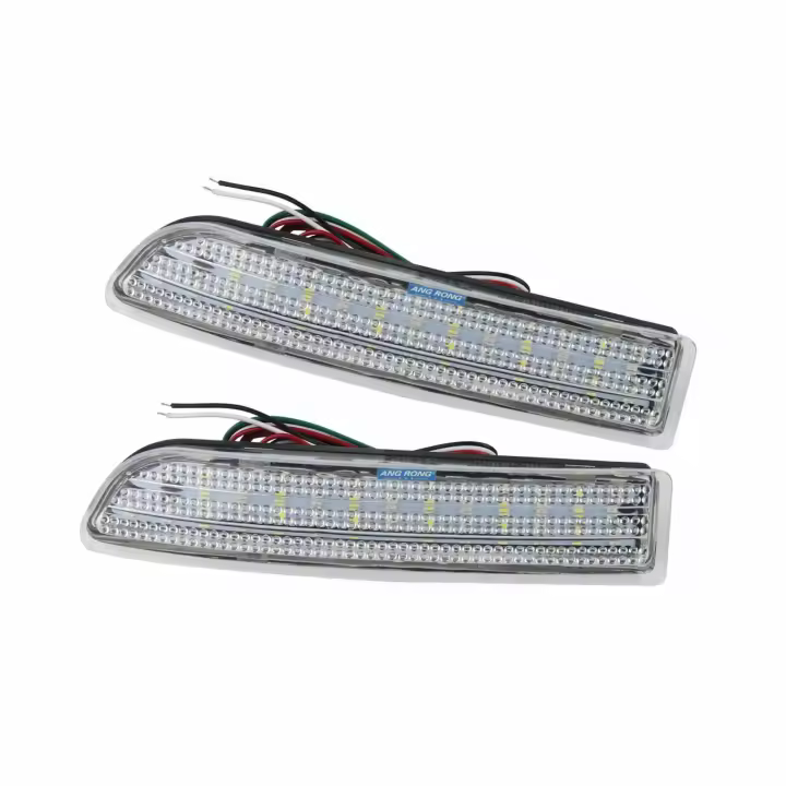 Luces De Freno LED Para Toyota Avensis Alphard Estima 2x Reflector Trasero Con Luz De Parpadeo Roja Brillante Y Xenón 6000K Instalación En Parachoques Trasero Izquierdo Y Derecho - 1