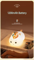Lámpara Nocturna Recargable USB Unicornio Iluminación LED Para Habitación Decoración Luz Nocturna Infantil Con Control Remoto - details 4