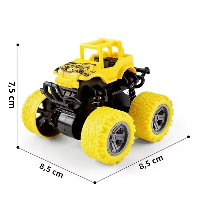 Coche De Juguetes Cuatro Ruedas Todoterreno Con Efecto De Descarga Doble Lado Inercia Coche De Hombre Juguete Para Niños Regalo - 1