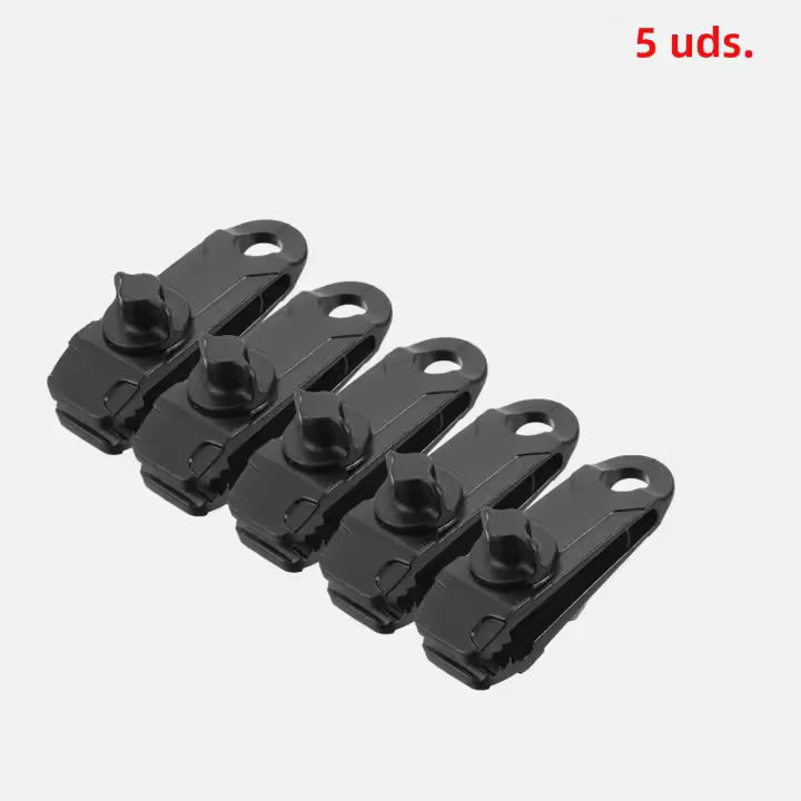  Clips De Tapa De Camping 5/10Pcs Fijación Rápida Para Tienda De Campaña Plástico De Alta Dureza Para Awning Piscina Y Cuerda De Bungee - 1