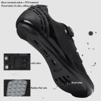 Zapatillas De Ciclismo Para Carretera Para Hombre Y Mujer Blanco Autolock Spd Zapatillas De Bicicleta MTB Ligero Planas Para Bicicleta De Montaña Zapatillas De Ciclismo - details 5
